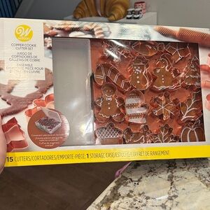 NIB Wilton Copper Cookie Cutter Collection